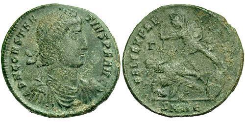 1 Centenionalis Empire romain (27BC-395) Bronze Constance II (317 - 361)