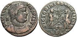 1 Centenionalis Roman Empire (27BC-395) Bronze Magnentius (303-353)