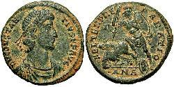 1 Centenionalis Roman Empire (27BC-395) Bronze Constantius II (317 - 361)