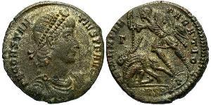 1 Centenionalis Roman Empire (27BC-395) Bronze Constantius II (317 - 361)