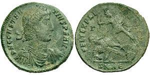 1 Centenionalis Roman Empire (27BC-395) Bronze Constantius II (317 - 361)