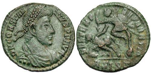 1 Centenionalis Roman Empire (27BC-395) Bronze Constantius II (317 - 361)
