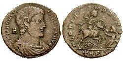 1 Centenionalis Römische Kaiserzeit (27BC-395) Bronze Magnentius (303-353)