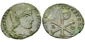 1 Centenionalis Römische Kaiserzeit (27BC-395) Bronze Magnentius (303-353)
