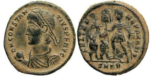1 Centenionalis Römische Kaiserzeit (27BC-395) Bronze Constantius II(317 - 361)