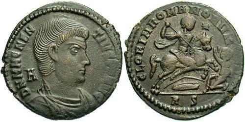 1 Centenionalis Römische Kaiserzeit (27BC-395) Bronze Magnentius (303-353)