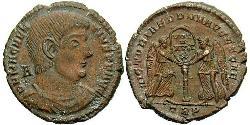 1 Centenionalis Римская империя (27BC-395) Бронза Магн Магненций (303-353)