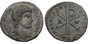 1 Centenionalis Римская империя (27BC-395) Бронза Магн Магненций (303-353)