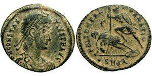 1 Centenionalis Римська імперія (27BC-395) Бронза Констанцій II (317 - 361)