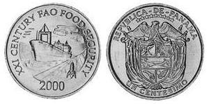 1 Centesimo Republic of Panama Aluminium 