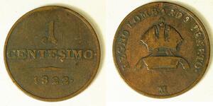 1 Centesimo Italia Cobre 