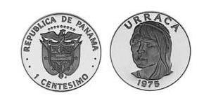 1 Centesimo Republic of Panama Copper 