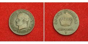 1 Centesimo Königreich Italien (1805–1814) Kupfer Napoleon Bonaparte(1769 - 1821)