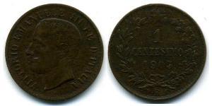 1 Centesimo Kingdom of Italy (1861-1946) Rame 