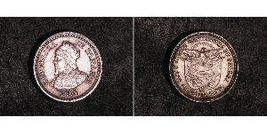 1 Centesimo Republic of Panama Silver 