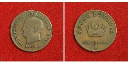 1 Сентесімо Королівство Італія (Наполеонівське) (1805–1814) Мідь Наполеон I Бонапарт(1769 - 1821)