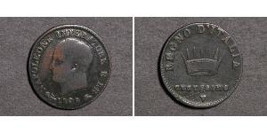 1 Centesimo 義大利王國 (拿破崙時代) (1805 - 1814) 銅 拿破仑一世(1769 - 1821)