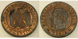 1 Centime Zweites Kaiserreich (1852-1870) Bronze Napoleon III (1808-1873)