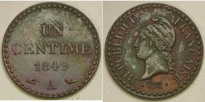 1 Centime France Cuivre 