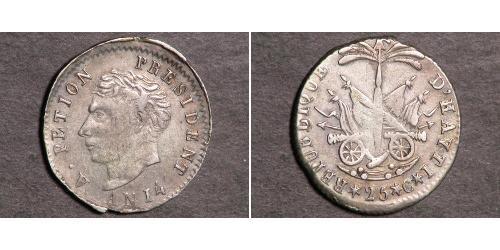1 Centime Haití (1804 - ) Plata 