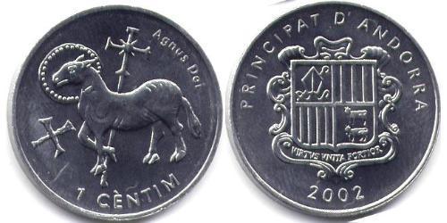 1 Centime Andorra (1278 - )  