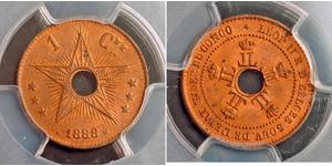 1 Centime Belgian Congo (1908 - 1960)  