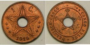 1 Centime Congo Belga (1908 - 1960)  