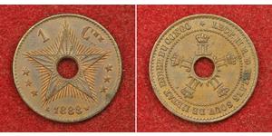 1 Centime Congo belge (1908 - 1960)  