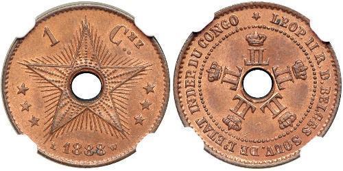 1 Centime Congo belge (1908 - 1960)  