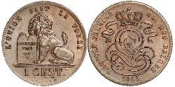 1 Centime 比利时  