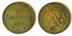 1 Centime 法国 銅 