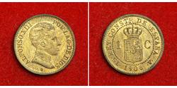 1 Centimo Kingdom of Spain (1874 - 1931) Bronzo Alfonso XIII of Spain (1886 - 1941)