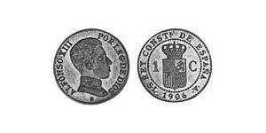 1 Centimo Kingdom of Spain (1874 - 1931) Bronzo Alfonso XIII of Spain (1886 - 1941)