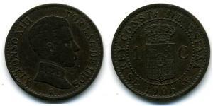 1 Centimo Kingdom of Spain (1874 - 1931) Bronzo Alfonso XIII of Spain (1886 - 1941)