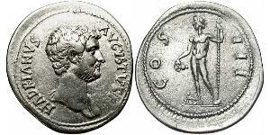 1 Cistophorus Impero romano (27BC-395) Argento Adriano (76 - 138) 