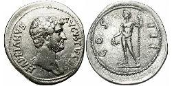 1 Cistophorus Imperio romano (27BC-395) Plata Adriano  (76 - 138) 