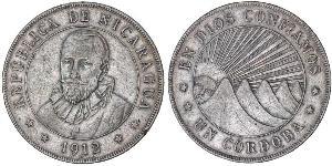 1 Cordoba Nicaragua Argent 