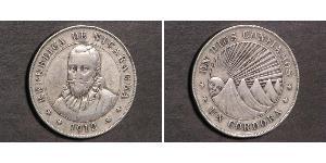 1 Cordoba Nicaragua (1821 - ) Silver 