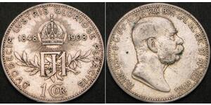 1 Corona Autriche-Hongrie (1867-1918) Argent Franz Joseph I (1830 - 1916)