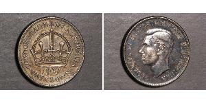 1 Corona Australia (1788 - 1939) Argento Giorgio VI (1895-1952)