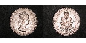 1 Corona Bermuda Argento Elisabetta II (1926-2022)