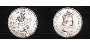 1 Corona Bermuda Argento Elisabetta II (1926-2022)