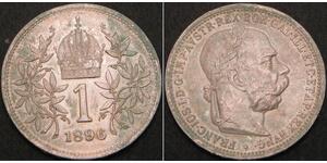 1 Corona Impero austro-ungarico (1867-1918) Argento Franz Joseph I (1830 - 1916)