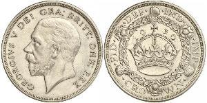 1 Corona Regno Unito (1922-) Argento Giorgio V (1865-1936)