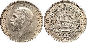 1 Corona Regno Unito (1922-) Argento Giorgio V (1865-1936)