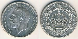 1 Corona Regno Unito (1922-) Argento Giorgio V (1865-1936)