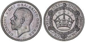 1 Corona Regno Unito (1922-) Argento Giorgio V (1865-1936)