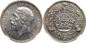 1 Corona Regno Unito (1922-) Argento Giorgio V (1865-1936)