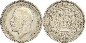 1 Corona Regno Unito (1922-) Argento Giorgio V (1865-1936)
