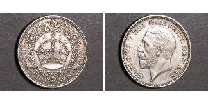1 Corona Regno Unito (1922-) Argento Giorgio V (1865-1936)
